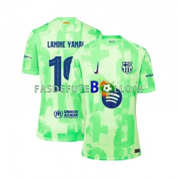 Camisola 3º Equipamento FC Barcelona LAMINE YAMAL 19 UCL Font 2024-2025 Manga Curta ,Homem