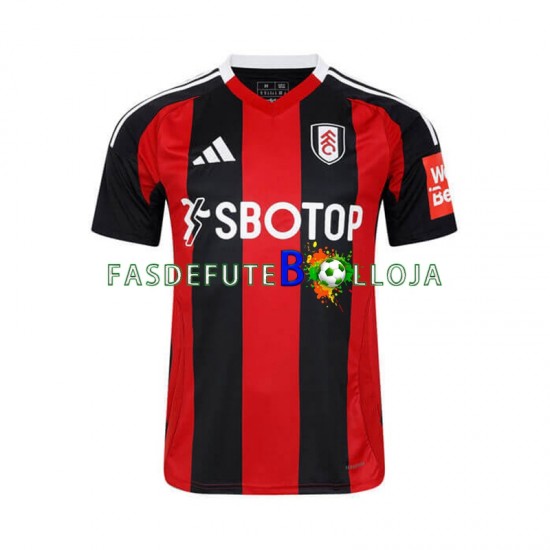 Camisola 2º Equipamento Fulham 2024-2025 Manga Curta ,Homem