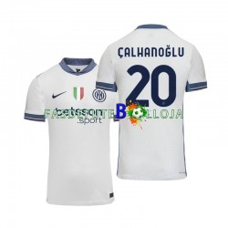 Camisola 2º Equipamento Inter de Milão Hakan Calhanoglu 20 2024-2025 Manga Curta ,Homem
