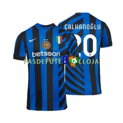 Camisola 1º Equipamento Inter de Milão Hakan Calhanoglu 20 2024-2025 Manga Curta ,Homem