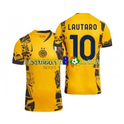 Camisola 3º Equipamento Inter de Milão Lautaro 10 2024-2025 Manga Curta ,Homem