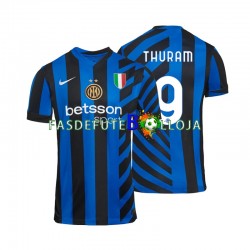 Camisola 1º Equipamento Inter de Milão Marcus Thuram 9 2024-2025 Manga Curta ,Homem