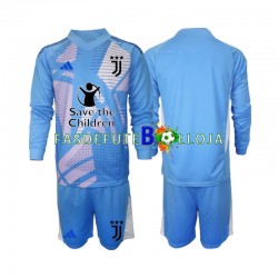 Camisola Guarda-redes 1º Equipamento Juventus Azul 2024-2025 Manga Comprida ,Criança