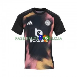 Camisola 2º Equipamento Leicester City 2024-2025 Manga Curta ,Homem