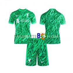 Camisola Guarda-redes 2º Equipamento Liverpool 2024-2025 Manga Curta ,Criança