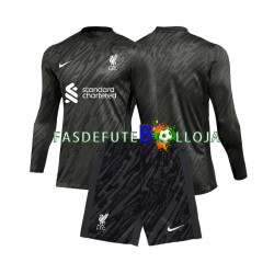 Camisola Guarda-redes 1º Equipamento Liverpool 2024-2025 Manga Comprida ,Criança
