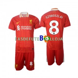 Camisola 1º Equipamento Liverpool Szoboszlai 8 2024-2025 Manga Curta ,Criança
