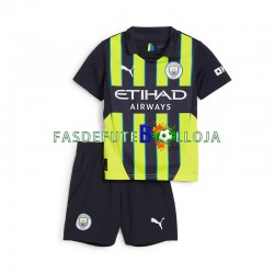 Camisola 2º Equipamento Manchester City 2024-2025 Manga Curta ,Criança