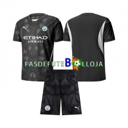 Camisola Guarda-redes 4º Equipamento Manchester City 2024-2025 Manga Curta ,Criança