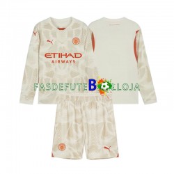 Camisola Guarda-redes 3º Equipamento Manchester City 2024-2025 Manga Comprida ,Criança
