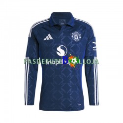 Camisola 2º Equipamento Manchester United 2024-2025 Manga Comprida ,Homem