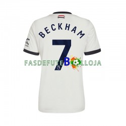 Camisola 3º Equipamento Manchester United Beckham 7 2024-2025 Manga Curta ,Homem