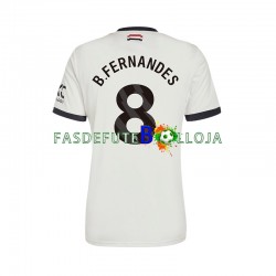 Camisola 3º Equipamento Manchester United Bruno Fernandes 8 2024-2025 Manga Curta ,Homem