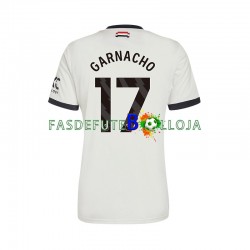 Camisola 3º Equipamento Manchester United GARNACHO 17 2024-2025 Manga Curta ,Homem