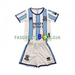Camisola 2º Equipamento Middlesbrough 2024-2025 Manga Curta ,Criança