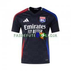 Camisola 2º Equipamento Olympique Lyonnais 2024-2025 Manga Curta ,Homem