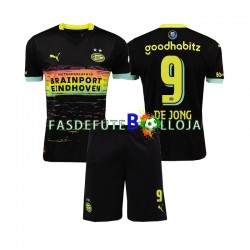 Camisola 2º Equipamento PSV Eindhoven DE JONG 9 2024-2025 Manga Curta ,Criança