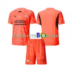 Camisola Guarda-redes 1º Equipamento PSV Eindhoven 2024-2025 Manga Curta ,Criança