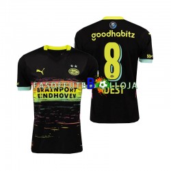 Camisola 2º Equipamento PSV Eindhoven Sergino Dest 8 2024-2025 Manga Curta ,Homem