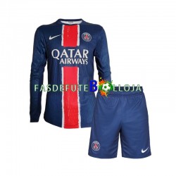 Camisola 1º Equipamento Paris Saint-Germain 2024-2025 Manga Comprida ,Criança