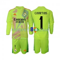 Camisola Guarda-redes 4º Equipamento Real Madrid COURTOIS 1 2024-2025 Manga Comprida ,Criança