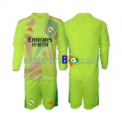 Camisola Guarda-redes 4º Equipamento Real Madrid 2024-2025 Manga Comprida ,Criança