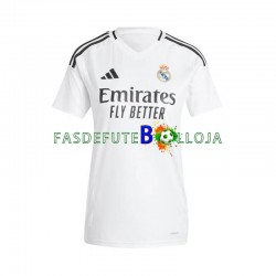 Camisola 1º Equipamento Real Madrid 2024-2025 Manga Curta ,Feminina