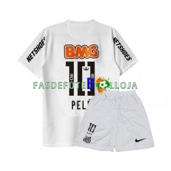 Camisola 1º Equipamento Santos PELE 10 -2012 2011 Manga Curta Retro ,Criança