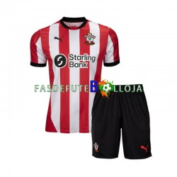 Camisola 1º Equipamento Southampton 2024-2025 Manga Curta ,Criança