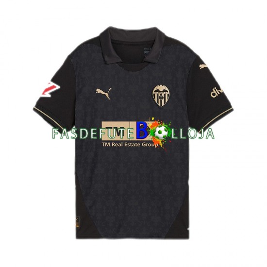 Camisola 2º Equipamento Valencia 2024-2025 Manga Curta ,Homem