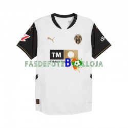 Camisola 1º Equipamento Valencia CF 2024-2025 Manga Curta ,Homem