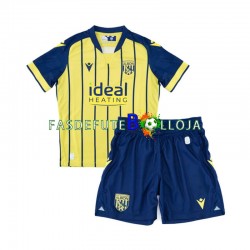 Camisola 2º Equipamento West Bromwich Albion 2024-2025 Manga Curta ,Criança