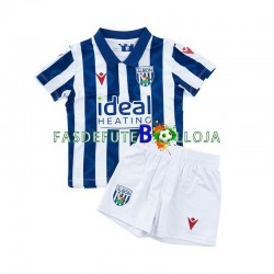 Camisola 1º Equipamento West Bromwich Albion 2024-2025 Manga Curta ,Criança