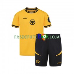 Camisola 1º Equipamento Wolverhampton Wanderers 2024-2025 Manga Curta ,Criança