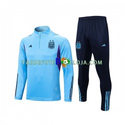 Seleção Argentina Azul Sweat de Treino Conjunto SKU002 2022-2023