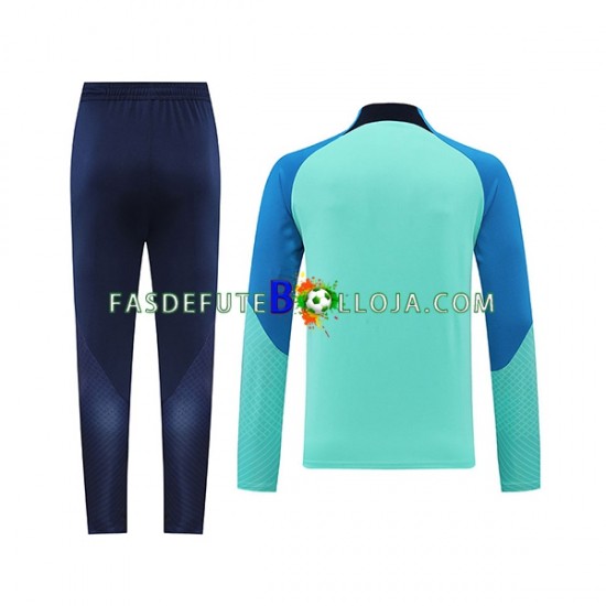 FC Barcelona Verde Sweat de Treino Conjunto 2022-2023
