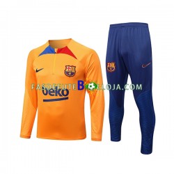 FC Barcelona Laranja Sweat de Treino Conjunto 2022-2023