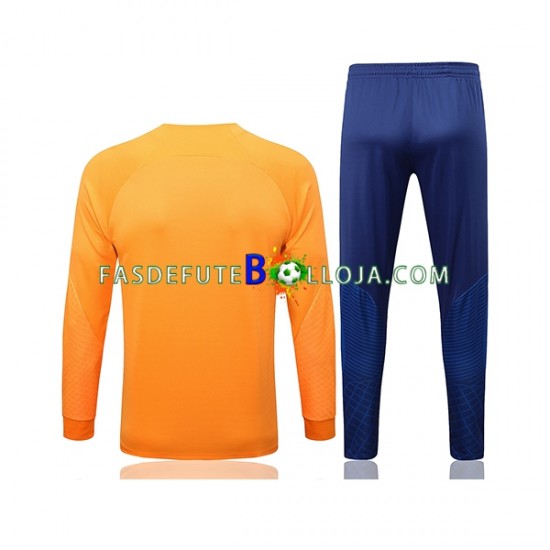 FC Barcelona Laranja Fato de Treino 2022-2023
