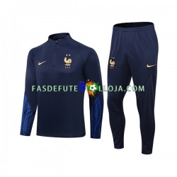 Seleção Francesa Azul Sweat de Treino Conjunto 2022-2023