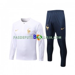 Seleção Francesa Branco Sweat de Treino Conjunto 2022-2023
