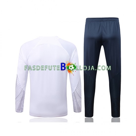 Seleção Francesa Branco Sweat de Treino Conjunto 2022-2023