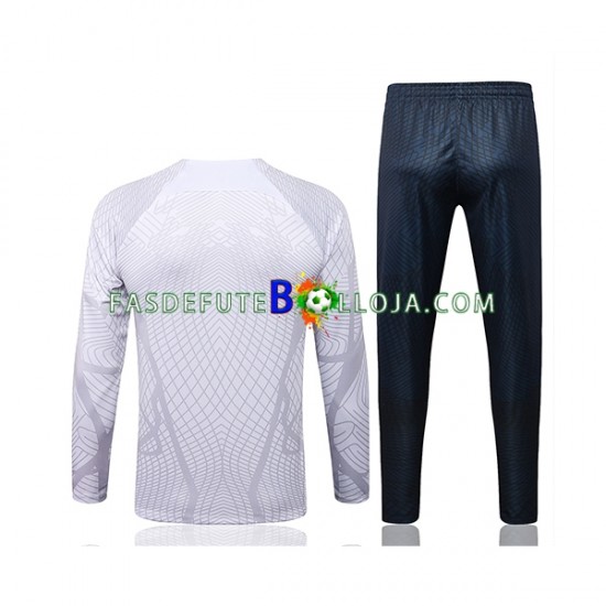 Paris Saint-Germain Branco Sweat de Treino Conjunto 2022-2023