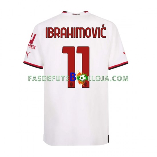 Camisola 2º Equipamento AC Milan Ibrahimovic 11 2022-2023 Manga Curta ,Homem Camisola 2º Equipamento AC Milan Ibrahimovic 11 2022-2023 Manga Curta ,Homem