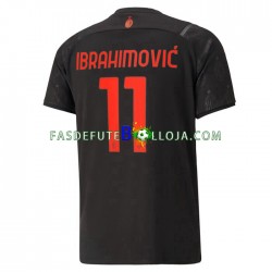 Camisola 3º Equipamento AC Milan Ibrahimovic 11 2021-2022 Manga Curta ,Homem