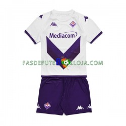 Camisola 2º Equipamento ACF Fiorentina 2022-2023 Manga Curta ,Criança