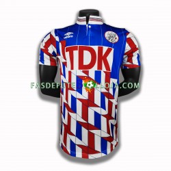 Camisola 2º Equipamento AFC Ajax 1990 Manga Curta Retro ,Homem