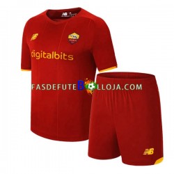 Camisola 1º Equipamento AS Roma 2021-2022 Manga Curta ,Criança