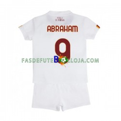 Camisola 2º Equipamento AS Roma Tammy Abraham 9 2022-2023 Manga Curta ,Criança