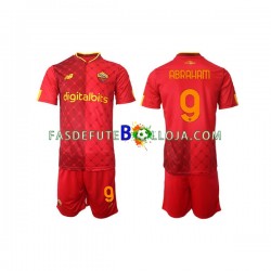 Camisola 1º Equipamento AS Roma Tammy Abraham 9 2022-2023 Manga Curta ,Criança