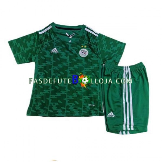 Camisola 1º Equipamento Seleção Argelina 2021 Manga Curta ,Criança